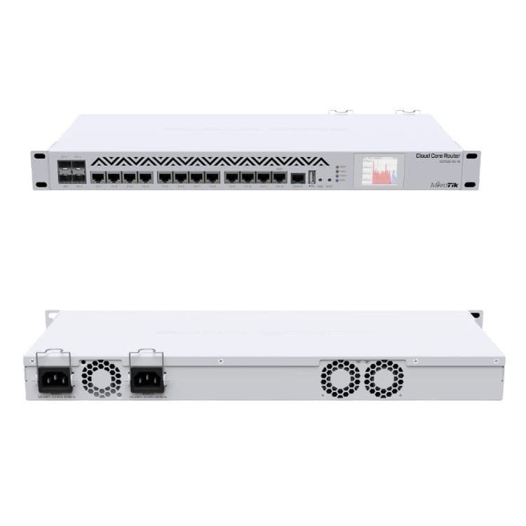 Маршрутизатор MikroTik Cloud Core CCR1036-12G-4S-EM, 1U, 8 ГБ памяти
