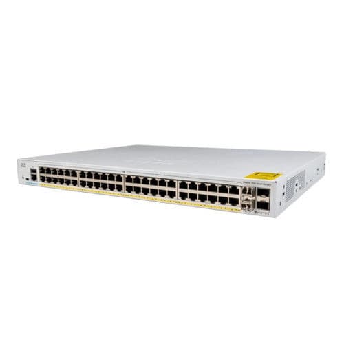 Коммутатор доступа Cisco C1000-48P-4G-L, 48 портов RJ45 PoE+ 370 Вт, 104 Гбит/с