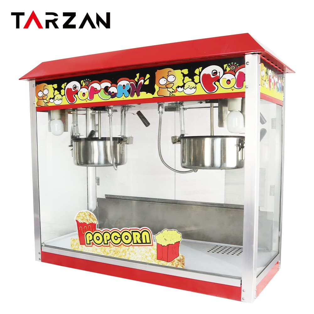 Аппарат для попкорна TARZAN TPC-8D, 1400 Вт, корпус из пищевой нержавеющей стали
