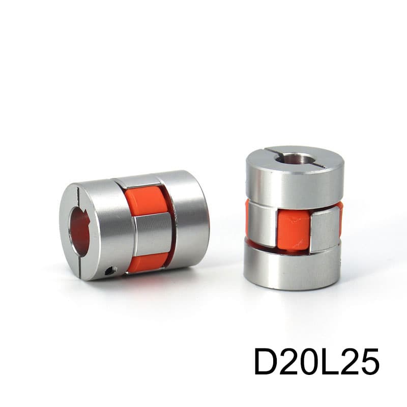 Муфта упругая кулачковая CHBG D20L25, алюминиевый сплав, посадочные отверстия 4–10 мм