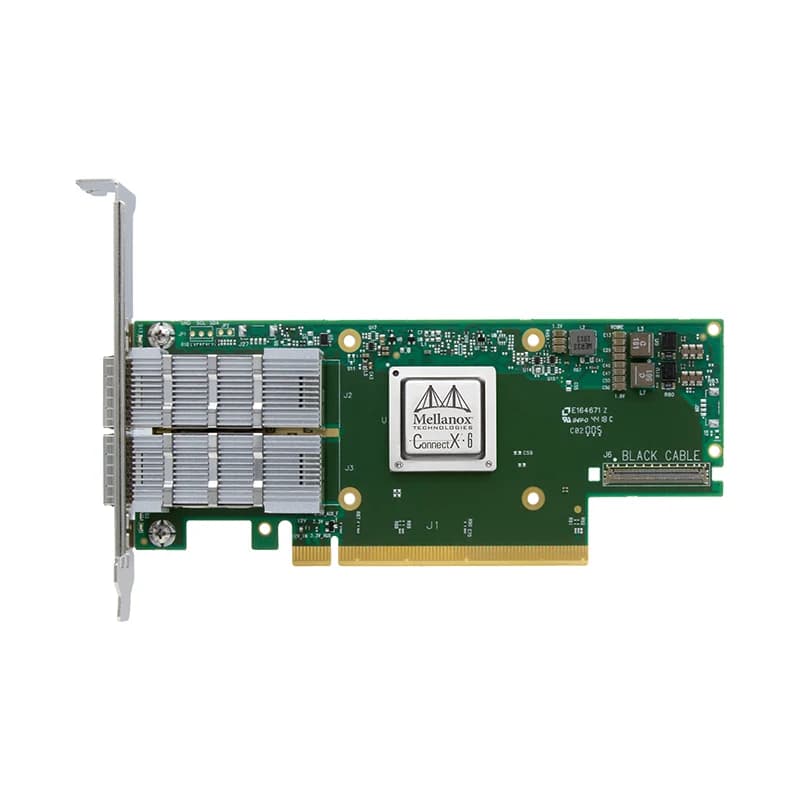 Адаптер Mellanox ConnectX-6 VPI MCX653106A-ECAT, 2 × 100 Гбит/с, InfiniBand и Ethernet