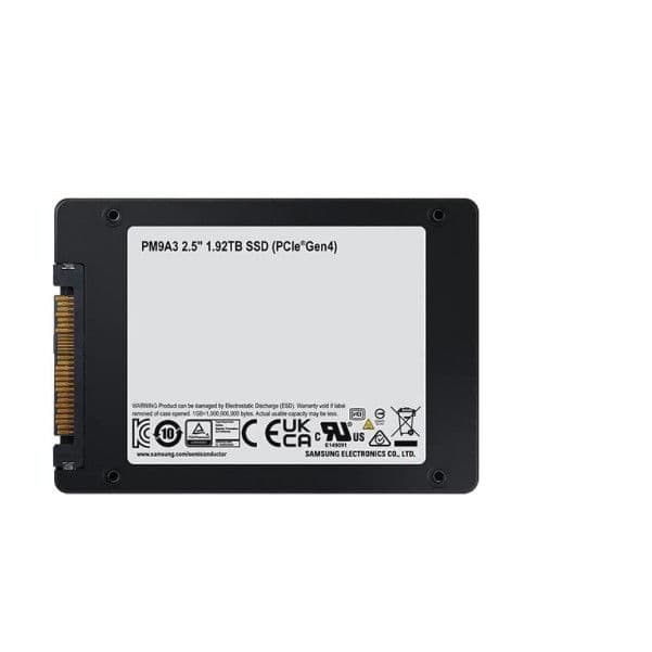 Накопитель Samsung PM9A3 1,92 ТБ SSD, 2,5 дюйма, U.2 NVMe Gen4