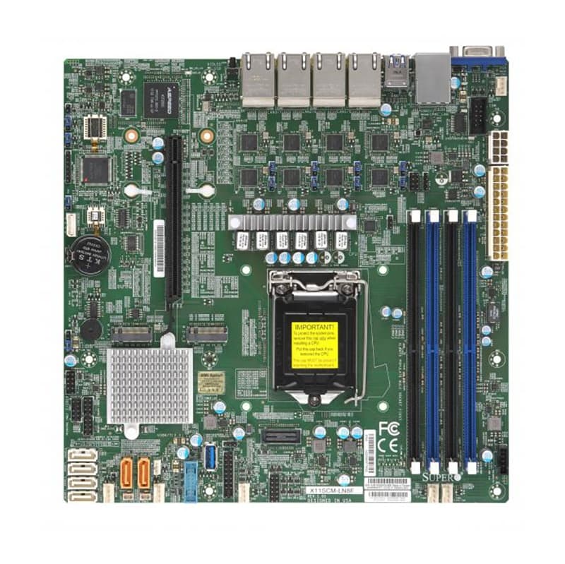 Плата материнская серверная, X11SCM-LN8F, LGA1151