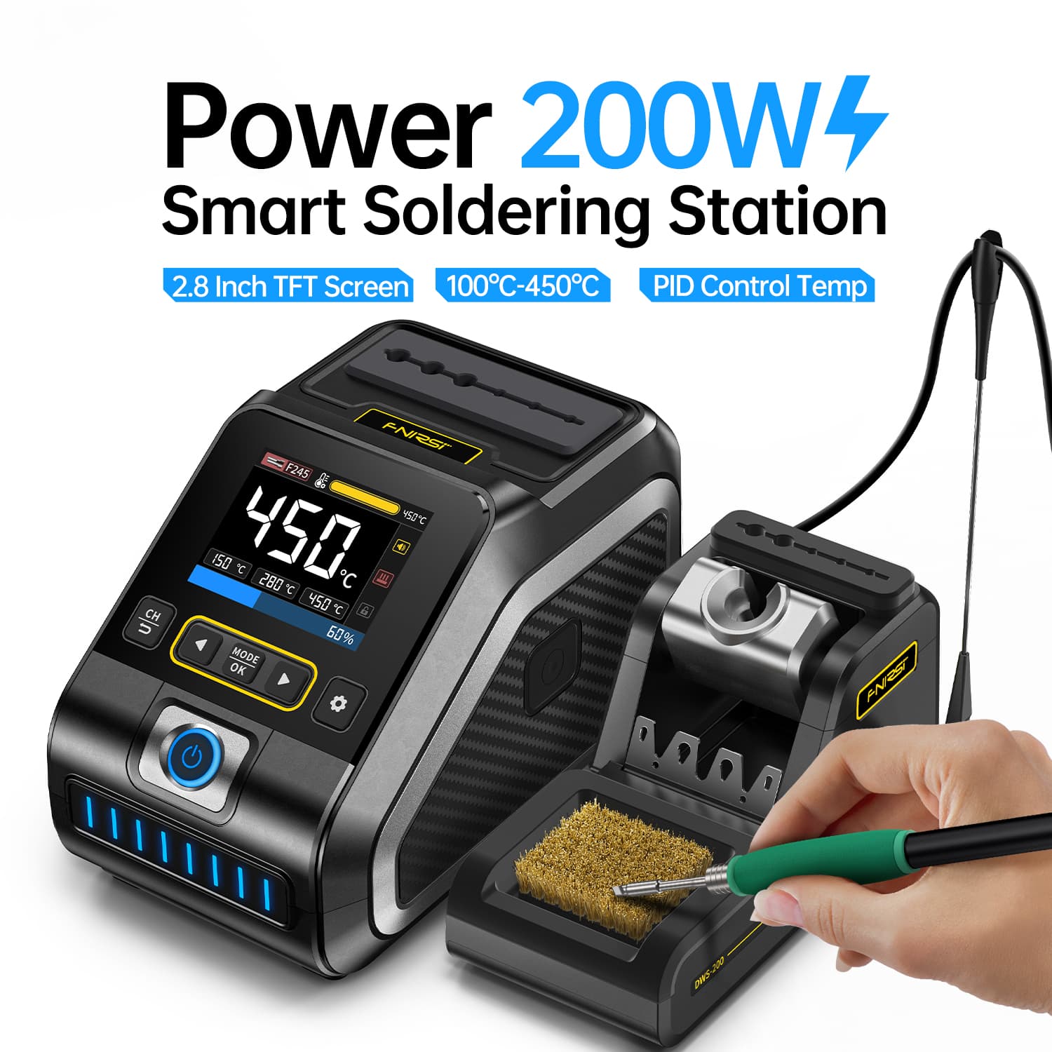 Паяльная станция 200 Вт, DWS-200