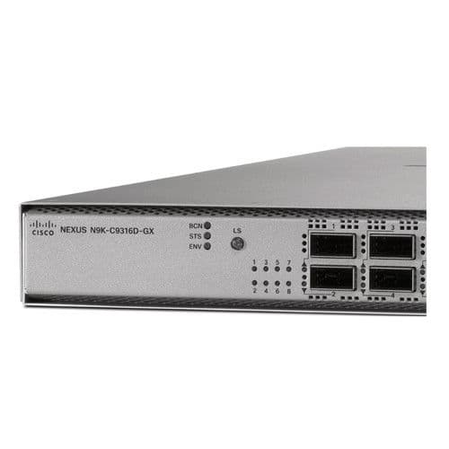 Коммутатор Cisco Nexus N9K-C9316D-GX, 16 портов 400/100G QSFP-DD