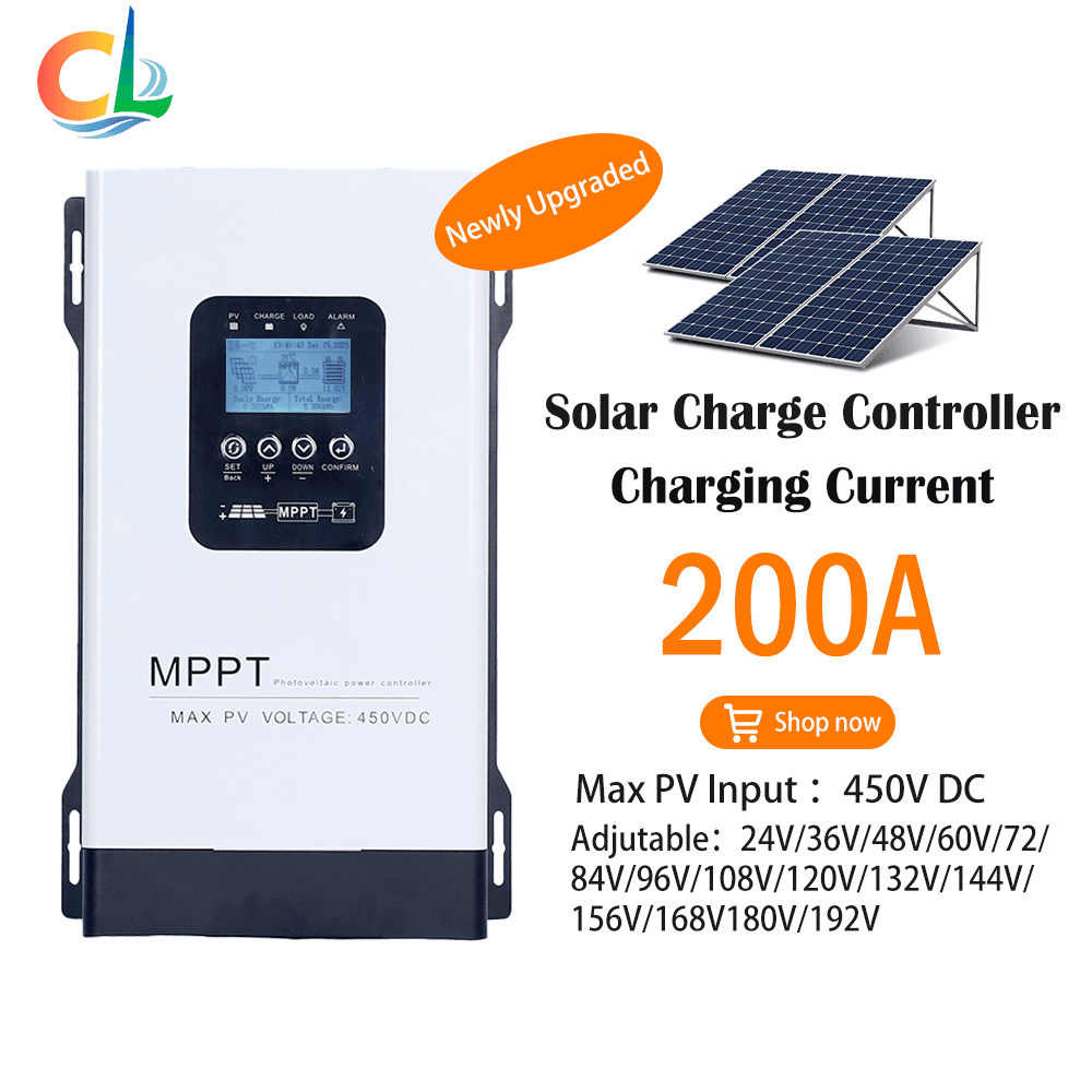 Контроллер заряда солнечный MPPT, 200 А, 24 В